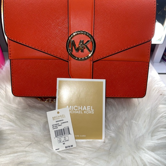 Michael Kors Cross Body In Clementine 🧡🧡🧡 - Picture 3 of 7